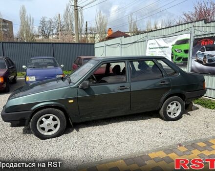 Зеленый ВАЗ 21099, объемом двигателя 1.5 л и пробегом 202 тыс. км за 2000 $, фото 11 на Automoto.ua
