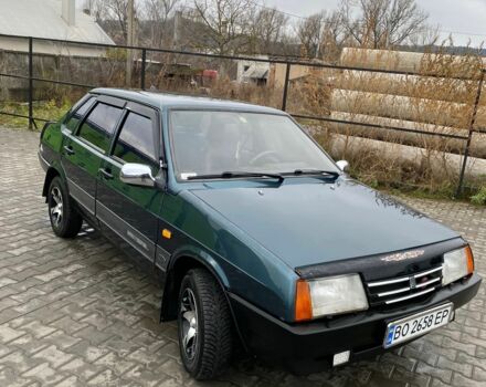 Зеленый ВАЗ 21099, объемом двигателя 1.5 л и пробегом 188 тыс. км за 1800 $, фото 1 на Automoto.ua