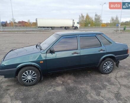 Зеленый ВАЗ 21099, объемом двигателя 1.5 л и пробегом 100 тыс. км за 1600 $, фото 4 на Automoto.ua