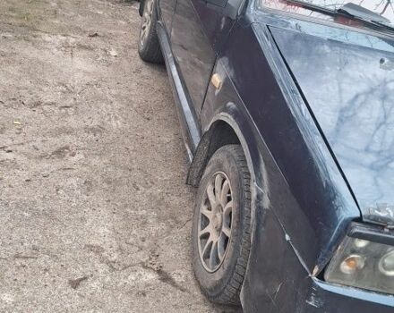 Зеленый ВАЗ 21099, объемом двигателя 1.5 л и пробегом 199 тыс. км за 1000 $, фото 2 на Automoto.ua