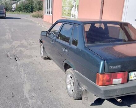 Зелений ВАЗ 21099, об'ємом двигуна 1.5 л та пробігом 158 тис. км за 1200 $, фото 1 на Automoto.ua