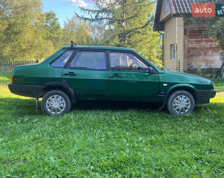 Зеленый ВАЗ 21099, объемом двигателя 1.6 л и пробегом 280 тыс. км за 888 $, фото 1 на Automoto.ua
