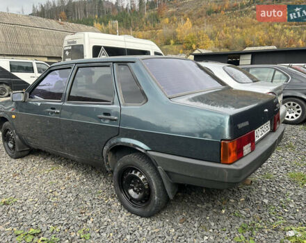Зеленый ВАЗ 21099, объемом двигателя 1.5 л и пробегом 155 тыс. км за 1150 $, фото 4 на Automoto.ua