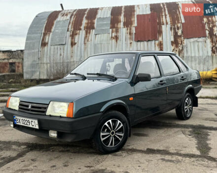 Зеленый ВАЗ 21099, объемом двигателя 1.5 л и пробегом 148 тыс. км за 1750 $, фото 1 на Automoto.ua