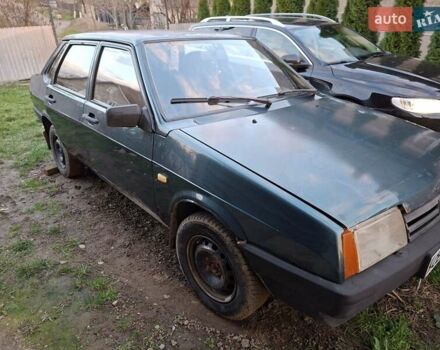 Зелений ВАЗ 21099, об'ємом двигуна 1.5 л та пробігом 316 тис. км за 1000 $, фото 1 на Automoto.ua