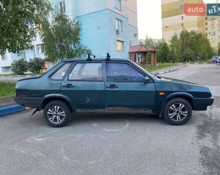 Зеленый ВАЗ 21099, объемом двигателя 1.6 л и пробегом 318 тыс. км за 1100 $, фото 3 на Automoto.ua