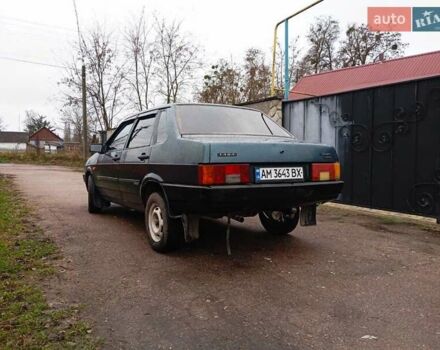 Зеленый ВАЗ 21099, объемом двигателя 1.5 л и пробегом 220 тыс. км за 1500 $, фото 4 на Automoto.ua