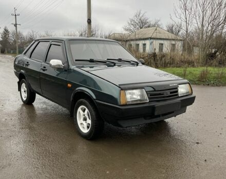 Зеленый ВАЗ 21099, объемом двигателя 1.5 л и пробегом 130 тыс. км за 1500 $, фото 2 на Automoto.ua