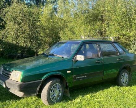 Зеленый ВАЗ 21099, объемом двигателя 1.5 л и пробегом 280 тыс. км за 800 $, фото 1 на Automoto.ua