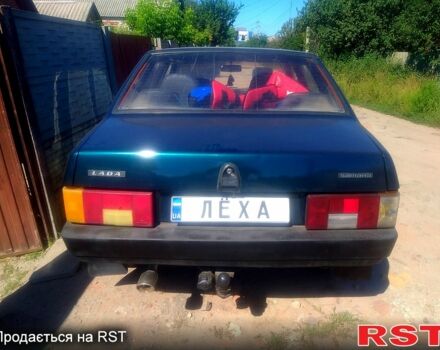 Зеленый ВАЗ 21099, объемом двигателя 1.5 л и пробегом 280 тыс. км за 1150 $, фото 1 на Automoto.ua