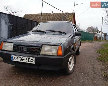 Зеленый ВАЗ 21099, объемом двигателя 1.5 л и пробегом 220 тыс. км за 1500 $, фото 2 на Automoto.ua