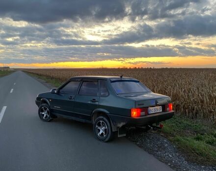 Зеленый ВАЗ 21099, объемом двигателя 1.5 л и пробегом 188 тыс. км за 1800 $, фото 16 на Automoto.ua