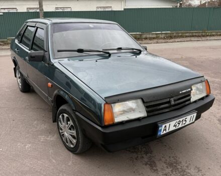 Зеленый ВАЗ 21099, объемом двигателя 1.5 л и пробегом 170 тыс. км за 1400 $, фото 1 на Automoto.ua