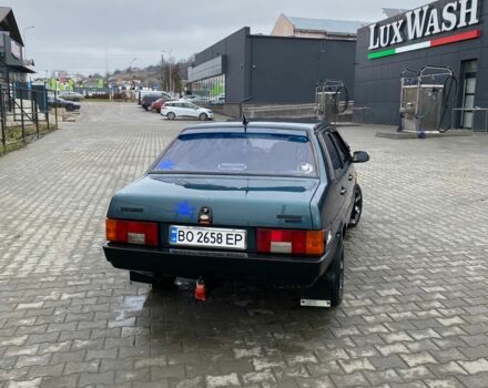 Зеленый ВАЗ 21099, объемом двигателя 1.5 л и пробегом 188 тыс. км за 1800 $, фото 3 на Automoto.ua