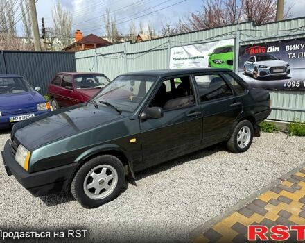 Зеленый ВАЗ 21099, объемом двигателя 1.5 л и пробегом 202 тыс. км за 2000 $, фото 12 на Automoto.ua