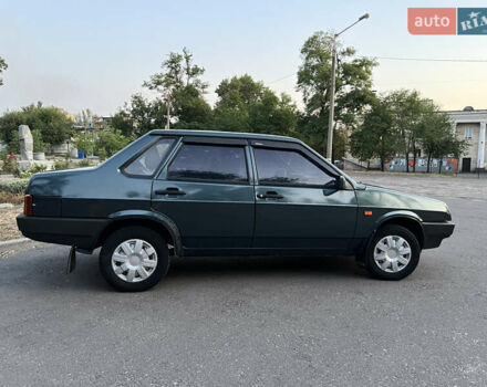 Зеленый ВАЗ 21099, объемом двигателя 1.5 л и пробегом 298 тыс. км за 2750 $, фото 7 на Automoto.ua