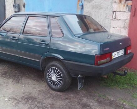 Зеленый ВАЗ 21099, объемом двигателя 1.5 л и пробегом 160 тыс. км за 1250 $, фото 3 на Automoto.ua