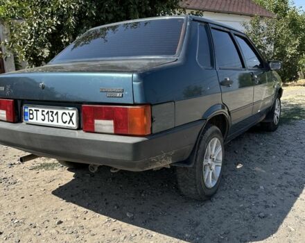 Зеленый ВАЗ 21099, объемом двигателя 1.5 л и пробегом 220 тыс. км за 1950 $, фото 1 на Automoto.ua