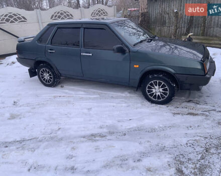 Зеленый ВАЗ 21099, объемом двигателя 1.5 л и пробегом 130 тыс. км за 1700 $, фото 7 на Automoto.ua