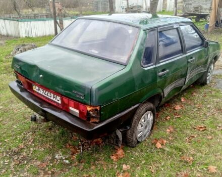 Зеленый ВАЗ 21099, объемом двигателя 1.5 л и пробегом 3 тыс. км за 833 $, фото 2 на Automoto.ua