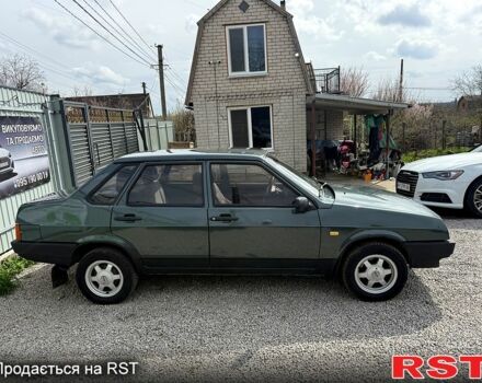 Зеленый ВАЗ 21099, объемом двигателя 1.5 л и пробегом 202 тыс. км за 2000 $, фото 6 на Automoto.ua