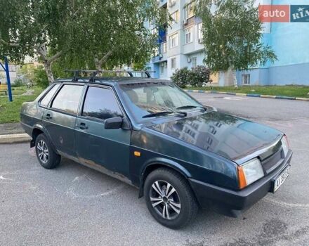 Зеленый ВАЗ 21099, объемом двигателя 1.6 л и пробегом 318 тыс. км за 1100 $, фото 2 на Automoto.ua