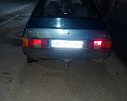 Зеленый ВАЗ 21099, объемом двигателя 15 л и пробегом 500 тыс. км за 620 $, фото 1 на Automoto.ua