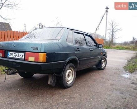 Зеленый ВАЗ 21099, объемом двигателя 1.5 л и пробегом 220 тыс. км за 1500 $, фото 12 на Automoto.ua