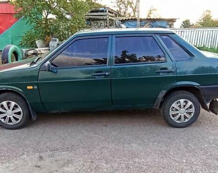 Зеленый ВАЗ 21099, объемом двигателя 1.5 л и пробегом 195 тыс. км за 2050 $, фото 8 на Automoto.ua