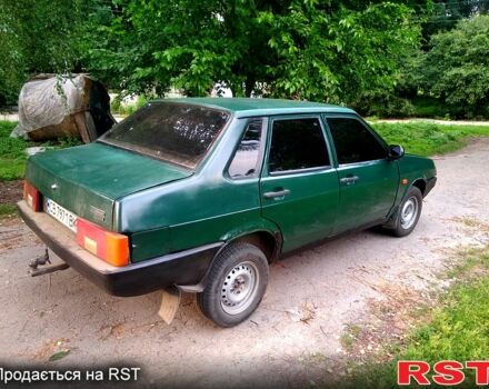 Зелений ВАЗ 21099, об'ємом двигуна 1.5 л та пробігом 222 тис. км за 850 $, фото 3 на Automoto.ua