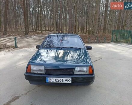 Зеленый ВАЗ 21099, объемом двигателя 1.5 л и пробегом 53 тыс. км за 1150 $, фото 1 на Automoto.ua