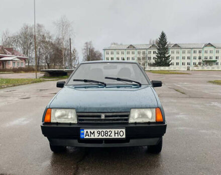 Зеленый ВАЗ 21099, объемом двигателя 1.6 л и пробегом 104 тыс. км за 2100 $, фото 1 на Automoto.ua