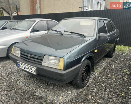 Зеленый ВАЗ 21099, объемом двигателя 1.5 л и пробегом 155 тыс. км за 1150 $, фото 12 на Automoto.ua