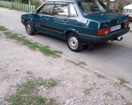 Зеленый ВАЗ 21099, объемом двигателя 1 л и пробегом 1 тыс. км за 1450 $, фото 3 на Automoto.ua