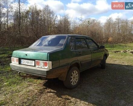 Зеленый ВАЗ 21099, объемом двигателя 1.5 л и пробегом 169 тыс. км за 1500 $, фото 2 на Automoto.ua