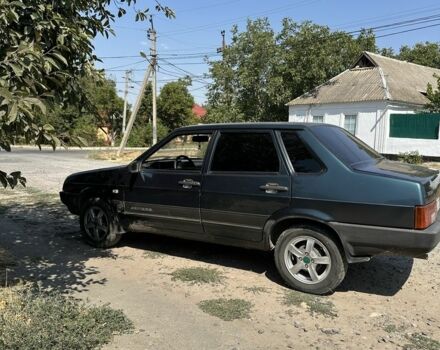 Зеленый ВАЗ 21099, объемом двигателя 1.5 л и пробегом 220 тыс. км за 1950 $, фото 2 на Automoto.ua