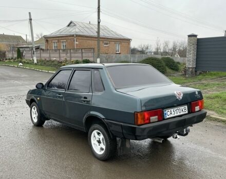 Зеленый ВАЗ 21099, объемом двигателя 1.5 л и пробегом 130 тыс. км за 1500 $, фото 1 на Automoto.ua