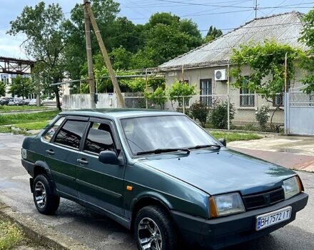Зеленый ВАЗ 21099, объемом двигателя 1.5 л и пробегом 125 тыс. км за 1450 $, фото 1 на Automoto.ua