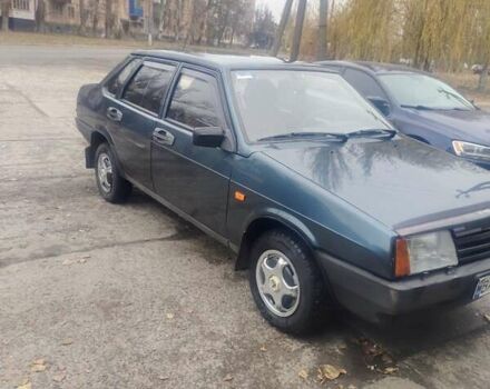 Зеленый ВАЗ 21099, объемом двигателя 1.5 л и пробегом 79 тыс. км за 2300 $, фото 8 на Automoto.ua