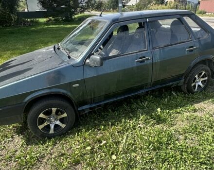 Зеленый ВАЗ 21099, объемом двигателя 1.5 л и пробегом 274 тыс. км за 1400 $, фото 1 на Automoto.ua