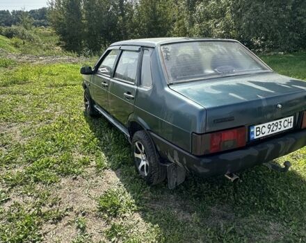 Зеленый ВАЗ 21099, объемом двигателя 1.5 л и пробегом 274 тыс. км за 1400 $, фото 2 на Automoto.ua