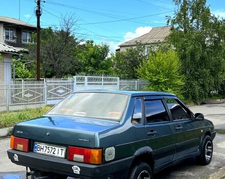 Зеленый ВАЗ 21099, объемом двигателя 1.5 л и пробегом 125 тыс. км за 1450 $, фото 2 на Automoto.ua