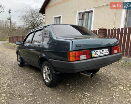 Зеленый ВАЗ 21099, объемом двигателя 1.6 л и пробегом 155 тыс. км за 1950 $, фото 6 на Automoto.ua