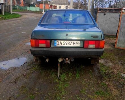 Зеленый ВАЗ 21099, объемом двигателя 1.5 л и пробегом 200 тыс. км за 1450 $, фото 1 на Automoto.ua