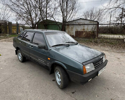 Зеленый ВАЗ 21099, объемом двигателя 1.5 л и пробегом 185 тыс. км за 1250 $, фото 5 на Automoto.ua