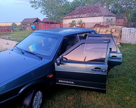 Зеленый ВАЗ 21099, объемом двигателя 1.5 л и пробегом 159 тыс. км за 2100 $, фото 8 на Automoto.ua