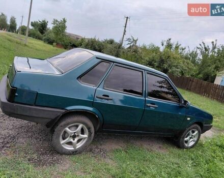 Зеленый ВАЗ 21099, объемом двигателя 1.5 л и пробегом 97 тыс. км за 2000 $, фото 10 на Automoto.ua