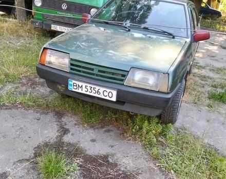 Зеленый ВАЗ 21099, объемом двигателя 1.6 л и пробегом 150 тыс. км за 1300 $, фото 1 на Automoto.ua