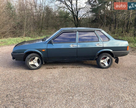 Зеленый ВАЗ 21099, объемом двигателя 1.5 л и пробегом 300 тыс. км за 2100 $, фото 12 на Automoto.ua