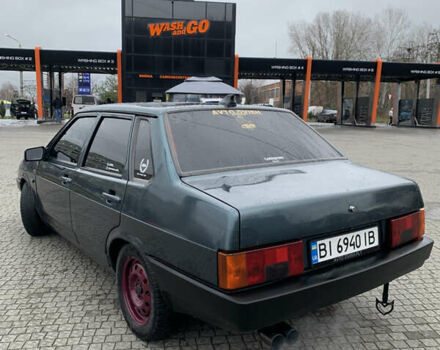 Зеленый ВАЗ 21099, объемом двигателя 1.5 л и пробегом 314 тыс. км за 2300 $, фото 1 на Automoto.ua